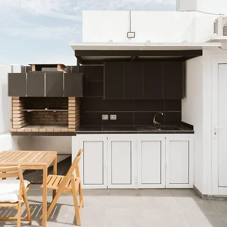 Atico Luxury, Bbq, Terraza Privada, Solarium, Zona De Trabajo Апартаменты *